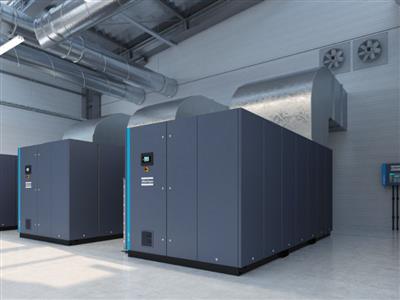 Máy nén khí trục vít bôi trơn bằng dầu GA (VSD⁺) Atlas Copco - Giải pháp hoàn hảo cho nhu cầu nén khí công nghiệp